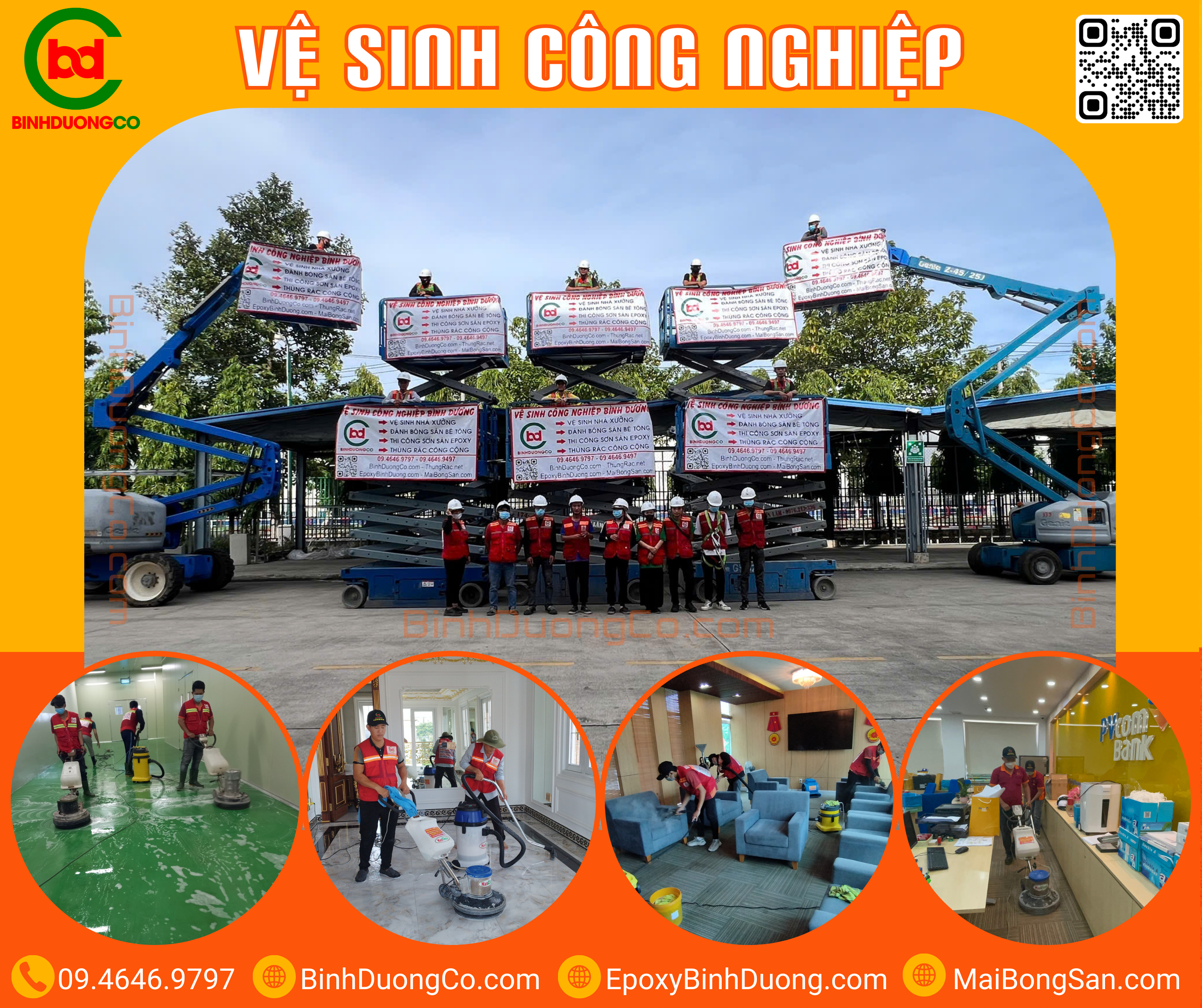vệ sinh công nghiệp Bình Dương